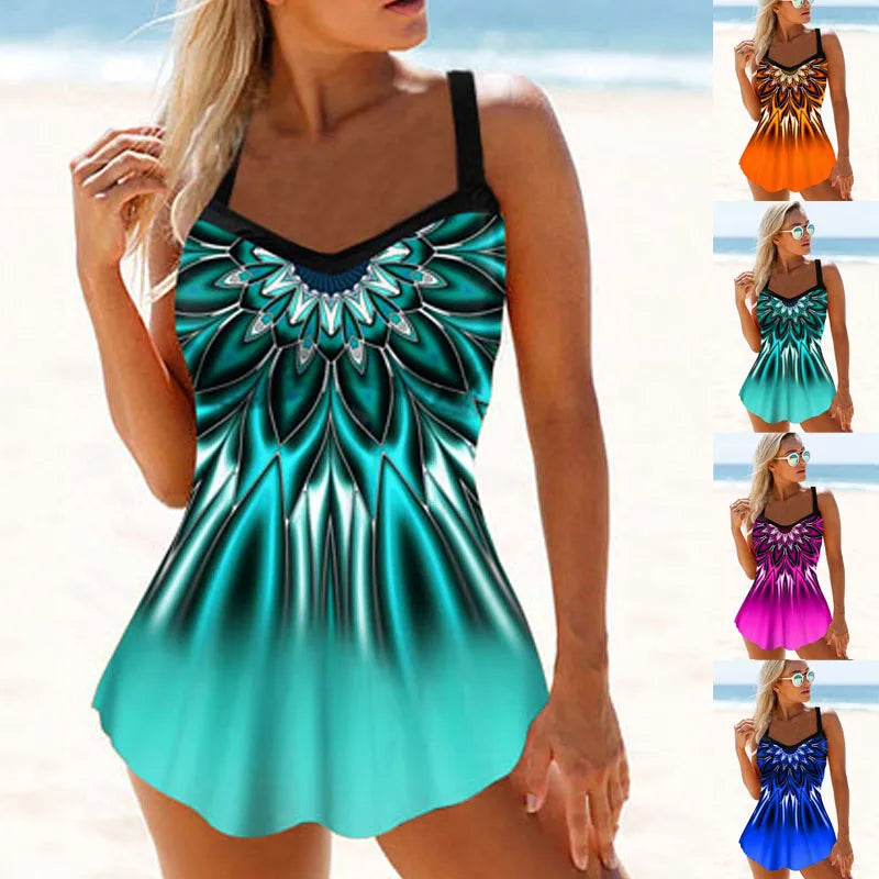 High Waisted Tankini Set For Women | Liora