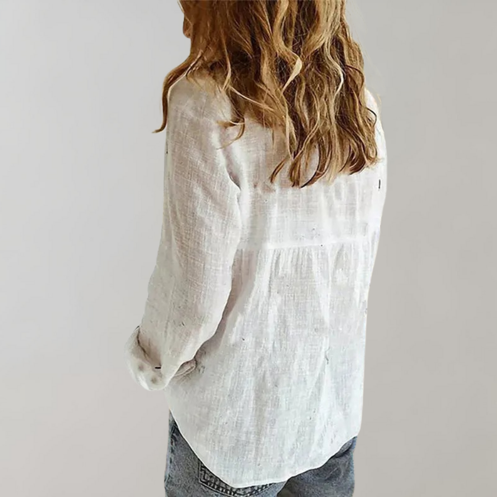 Button-Down Shirt Casual Style for Women | July