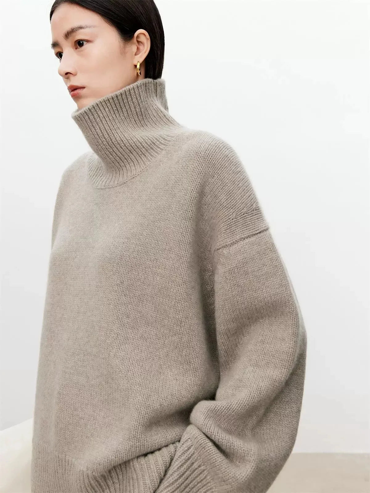 Knitted Pullover Sweater Loose Fit for Women | July
