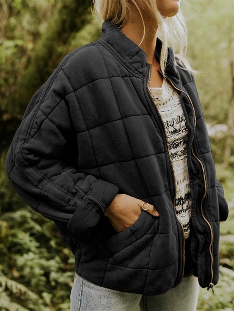 Quilted Jacket Lightweight Design for Women | Kate Black