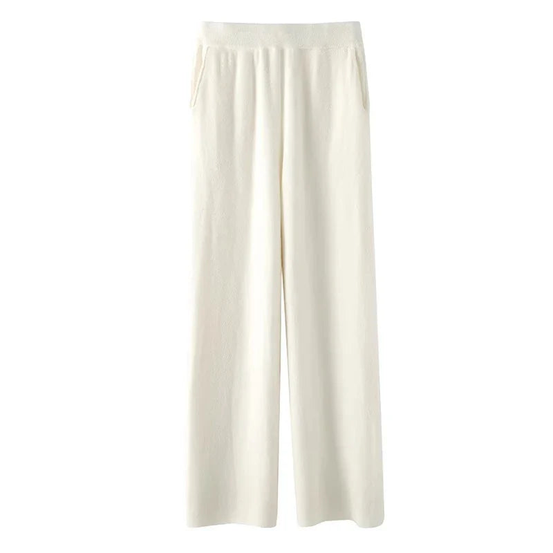 Lounge Sweatpants Relaxed Fit for Women | Kavlin White