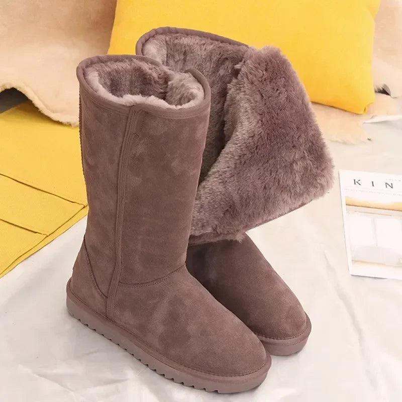 Waterproof Winter Boots Plush-Lined Style for Women | Kelly Brown