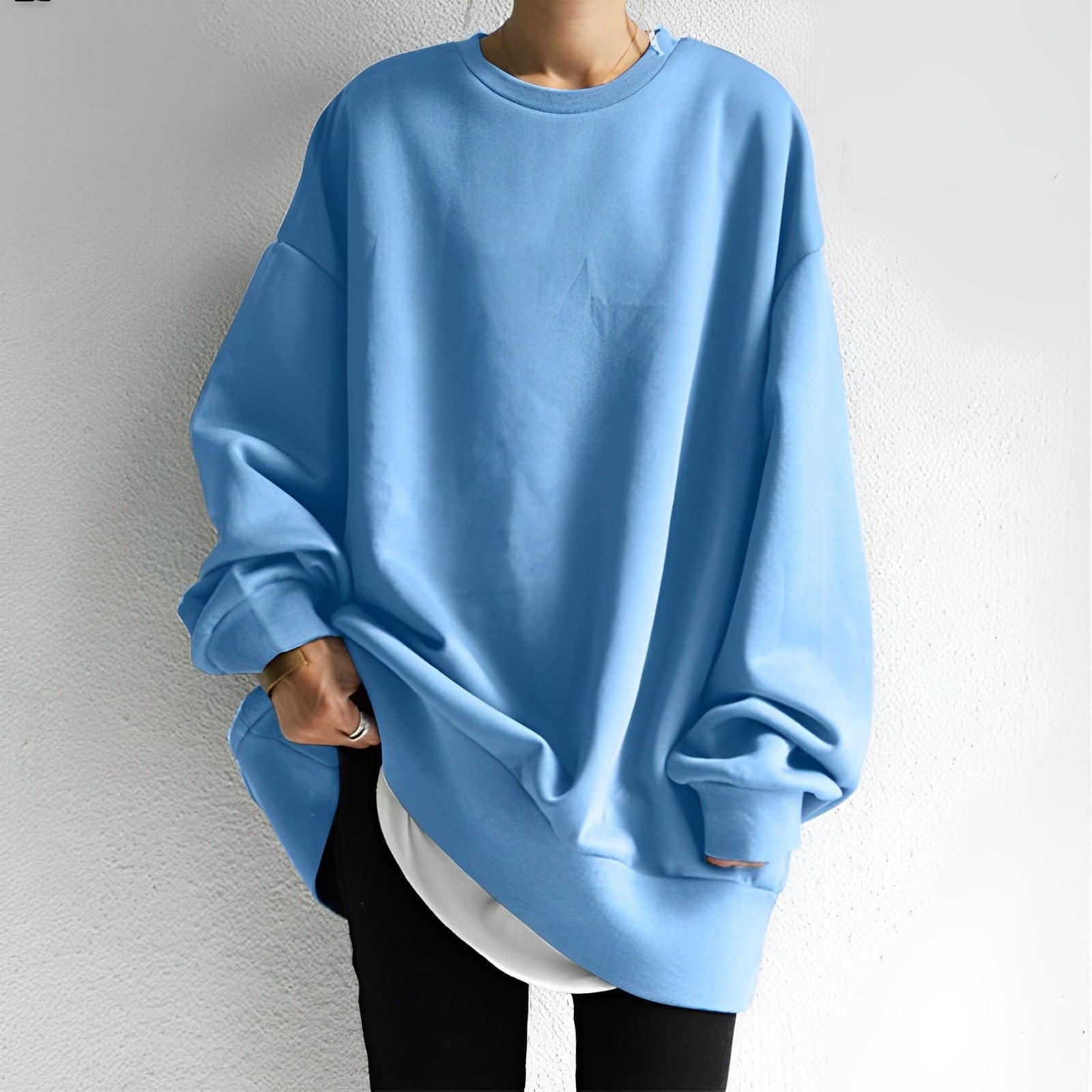 Oversized Sweater Cozy Fit for Women | Lara Blue