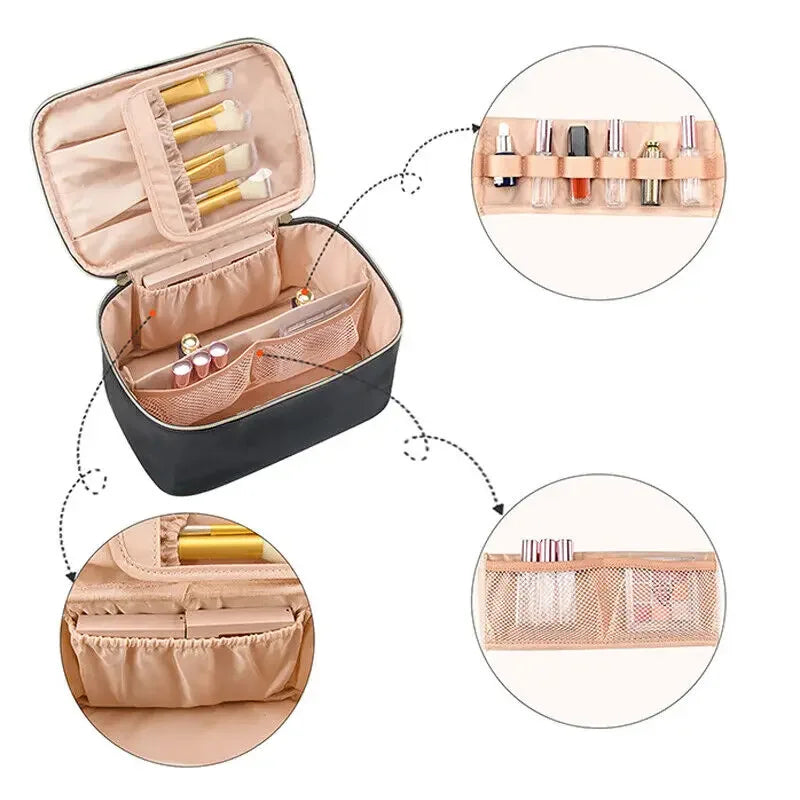 Large Capacity Waterproof Multifunctional Cosmetic Bag for Women | Lyra