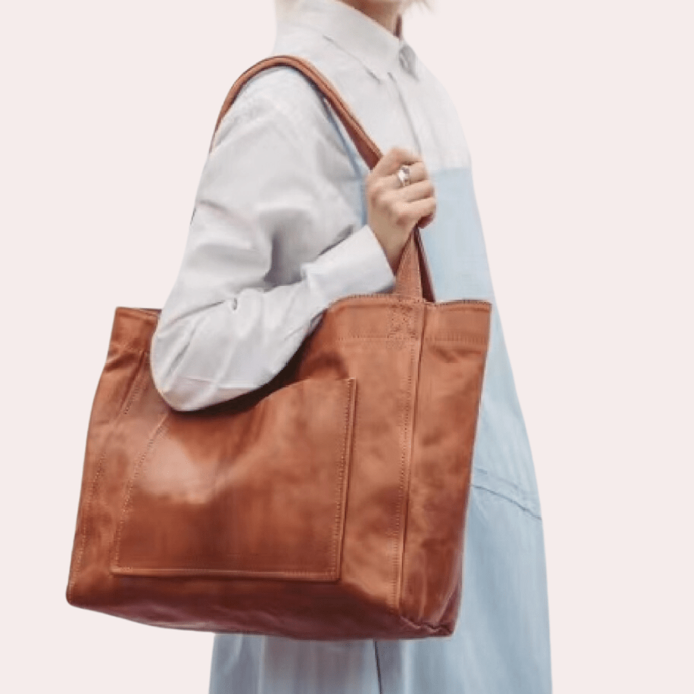 Leandra – Women's Classic Leather Shoulder Bag