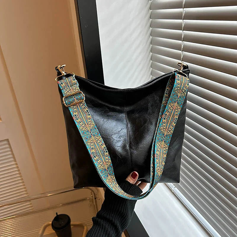 Leather Bag for Women | Stelle Black