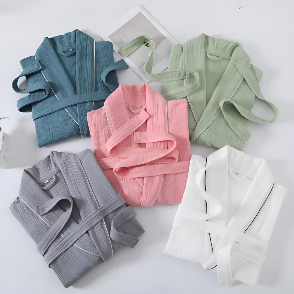 Lightweight Cotton Bathrobe For Women | Maralyn