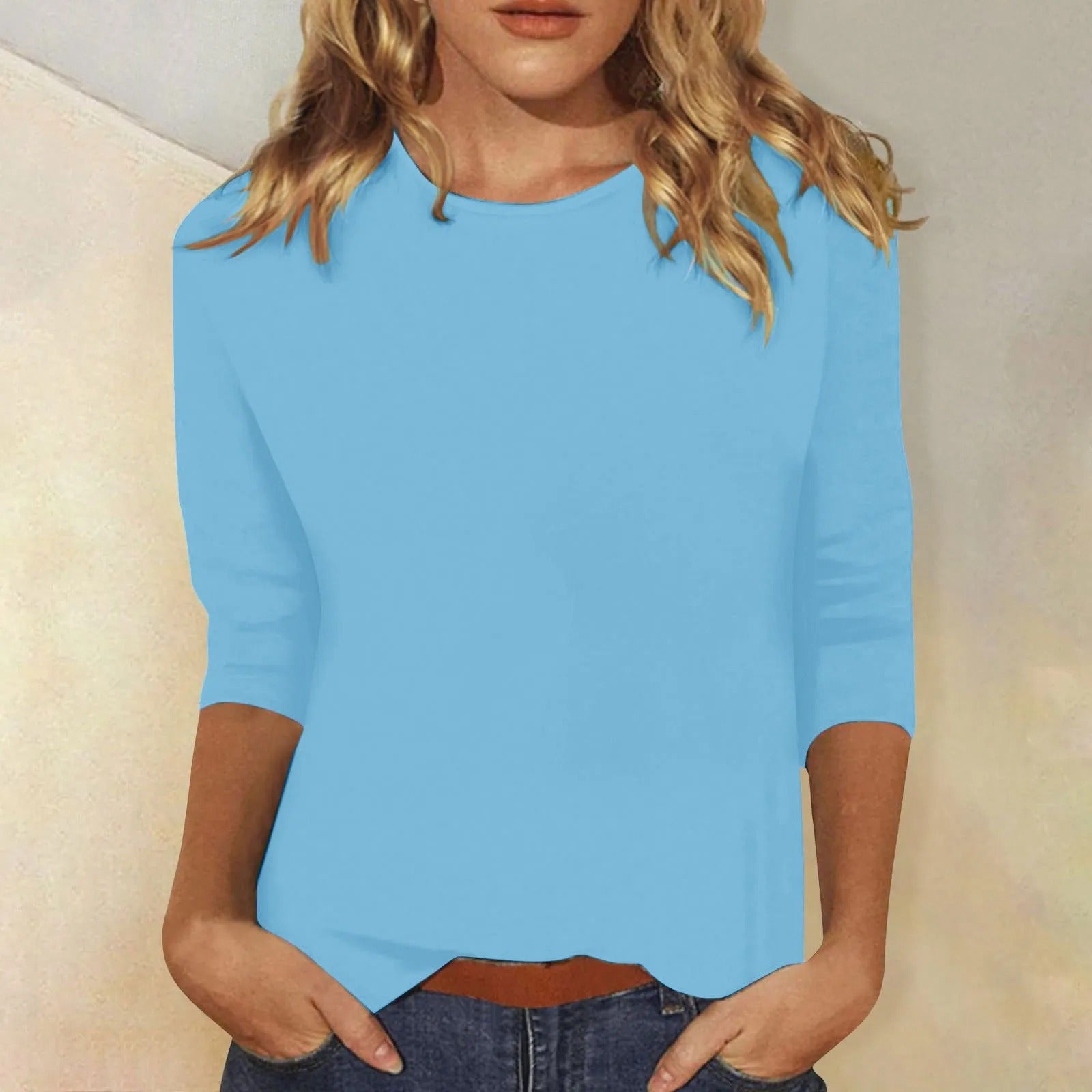 Long Sleeve Shirt for Women | Alessia Blue