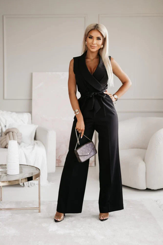 Long Sleeve Wide Leg Jumpsuit for Women | Zirella