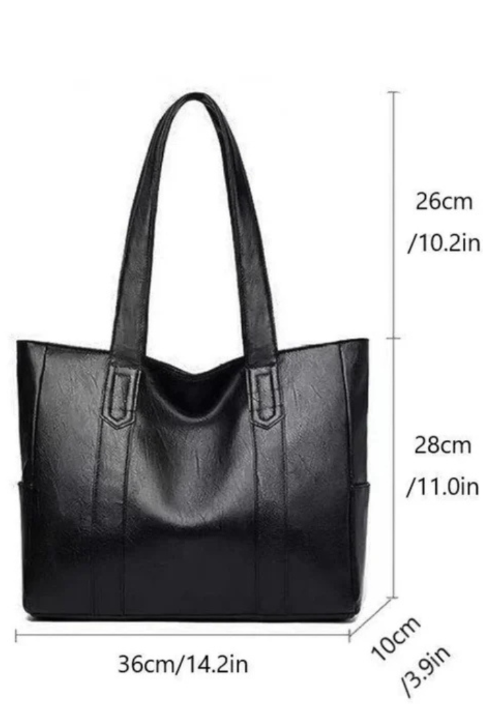 Vintage Style Leather Shoulder Bag for Women | Celia