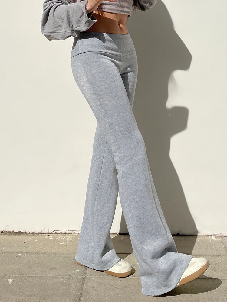 Low-Waisted Flare Pants | Barbara