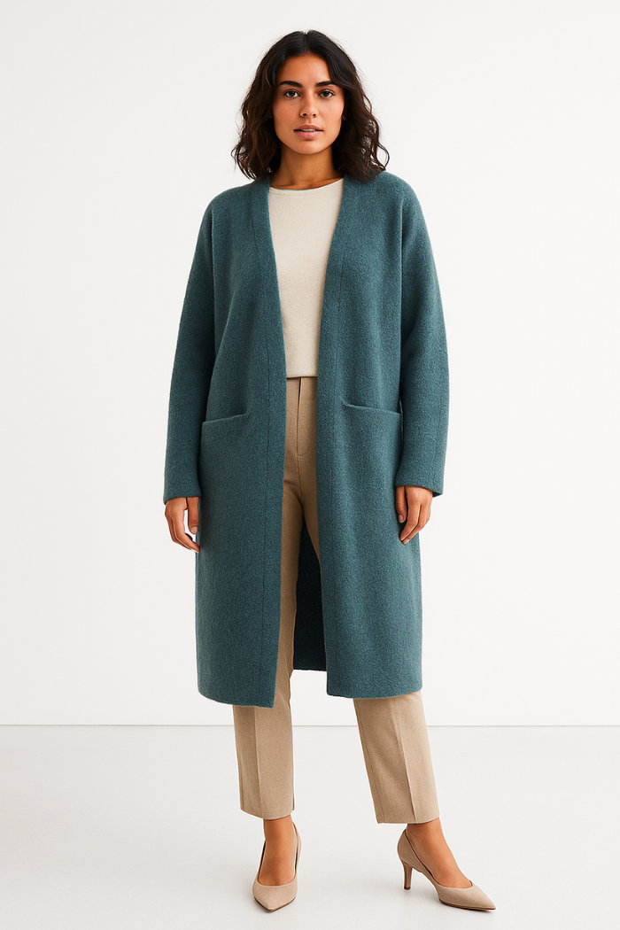 Long Cashmere Cardigan Stylish Layering for Women | Lunelle