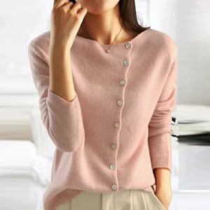 Cashmere Sweater Elegant Design for Women | Lunelle Pink