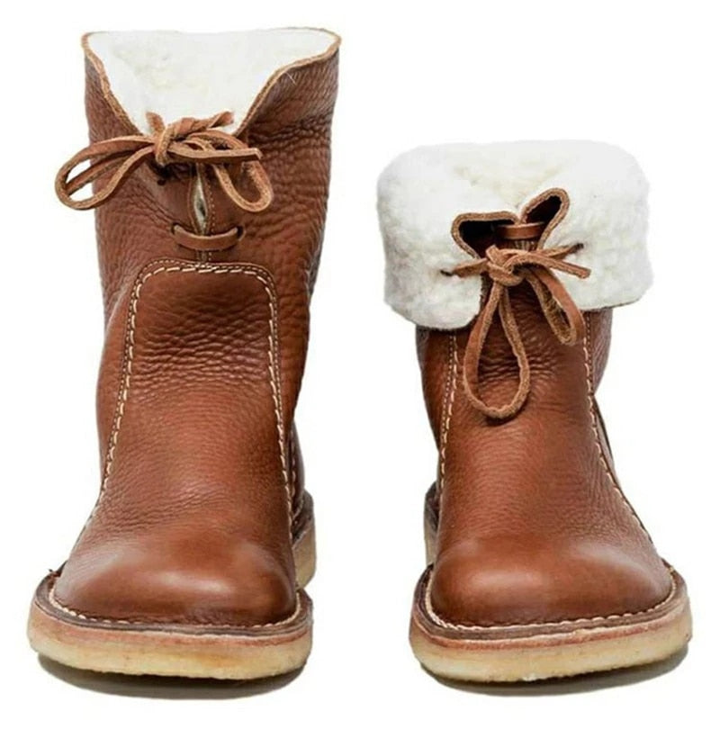 Waterproof Boots with Wool Lining for Women | Lyla Brown