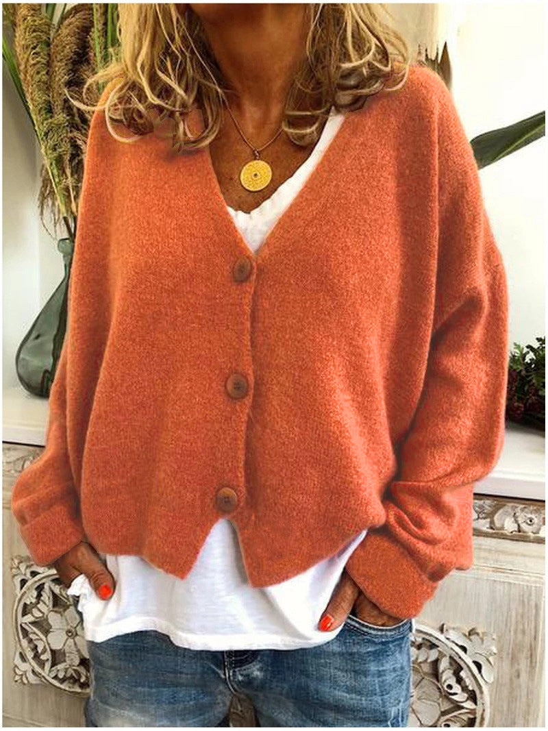 Maelle – Tailored V-Neck Cardigan