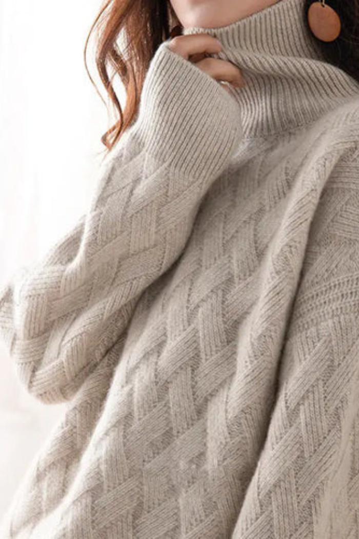 Cashmere Knit Sweater Oversized Fit for Women | Marisse