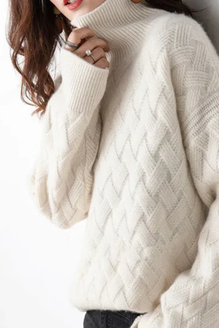 Cashmere Knit Sweater Oversized Fit for Women | Marisse