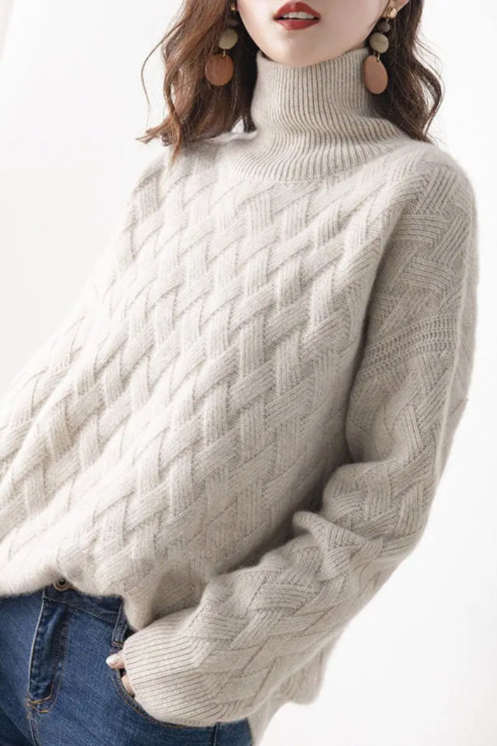 Cashmere Knit Sweater Oversized Fit for Women | Marisse