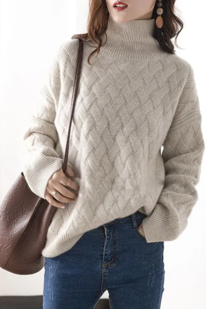 Cashmere Knit Sweater Oversized Fit for Women | Marisse