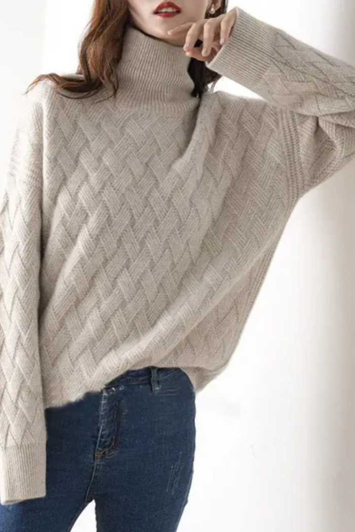 Cashmere Knit Sweater Oversized Fit for Women | Marisse