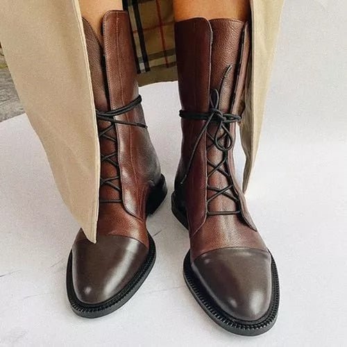 Marisse – Women's Elegant Heeled Boots Brown