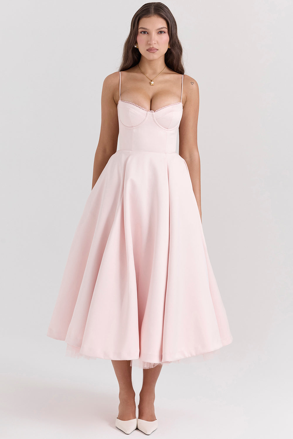 Midi Dress Elegant Fit for Women | Melina