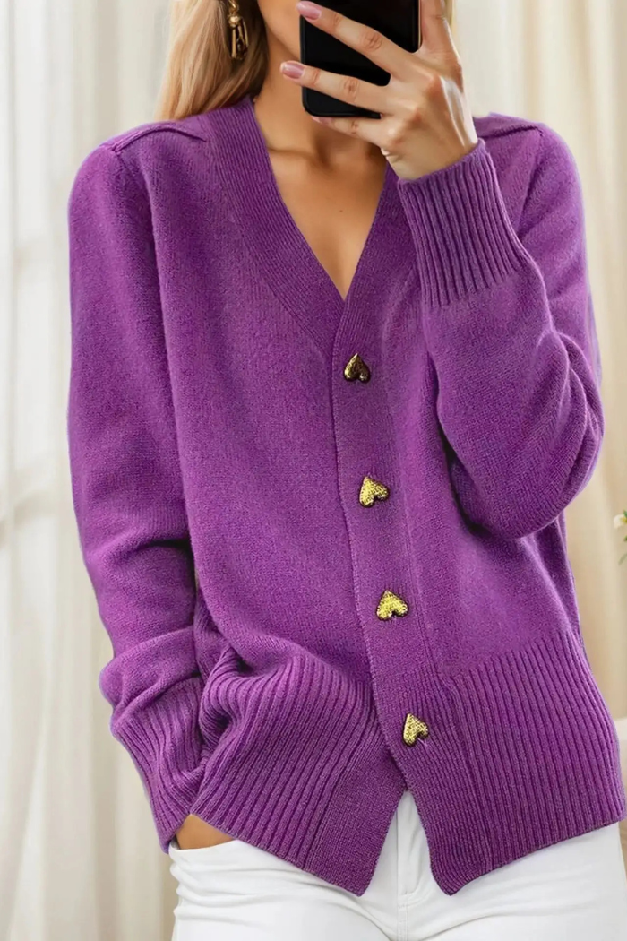 Knit Cardigan Relaxed Fit for Women | Melina Violet