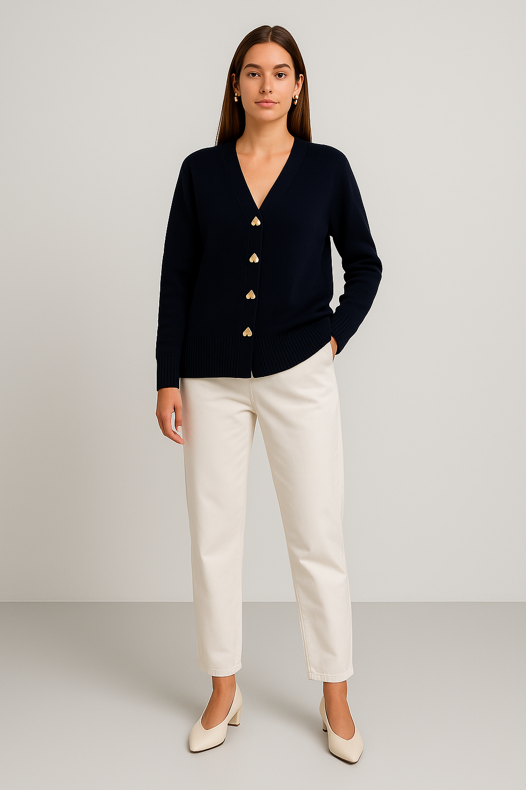 Knit Cardigan Relaxed Fit for Women | Melina
