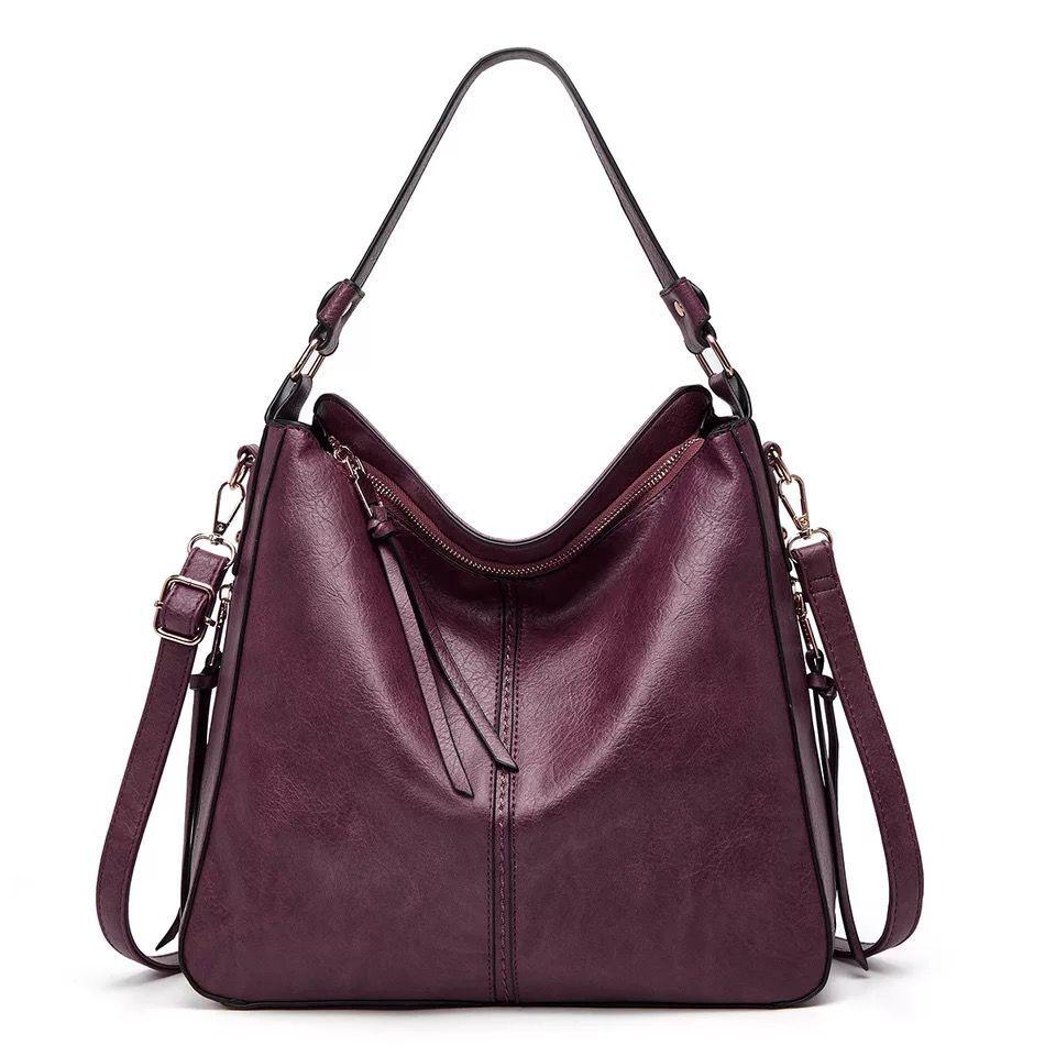 Melurie – Vintage-Style Hobo Bag Purple