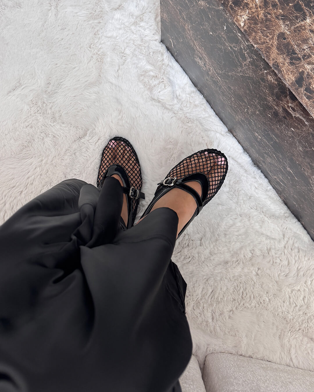 Mesh Ballet Flats For Women | Lirina