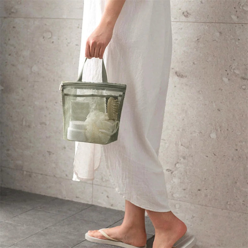 Mesh Waterproof Toiletry Storage Bag for Women | Olivia