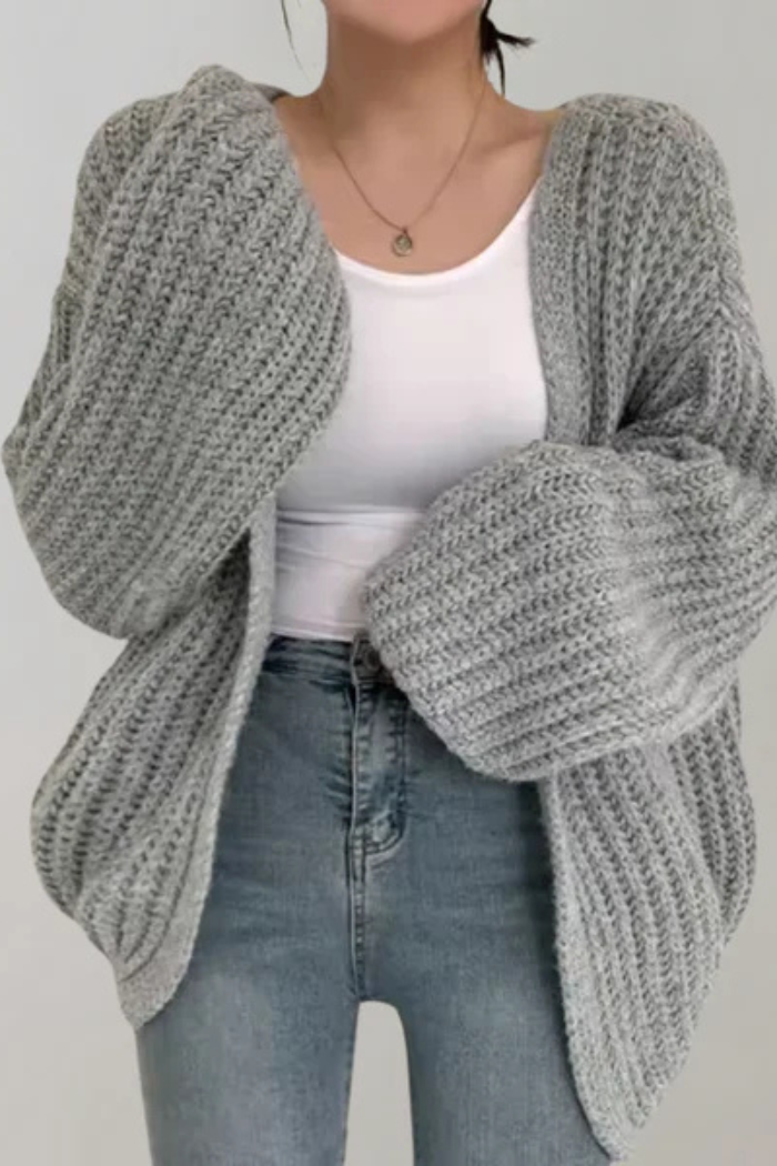 Chunky Knit Oversized Cardigan for Women | Nadine Gray