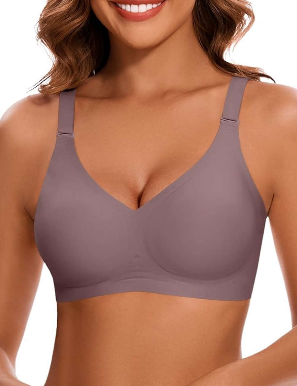 Natural Lift & 3D Comfort Fit JellyLift Seamless Bra for Women | Isabelle Grey