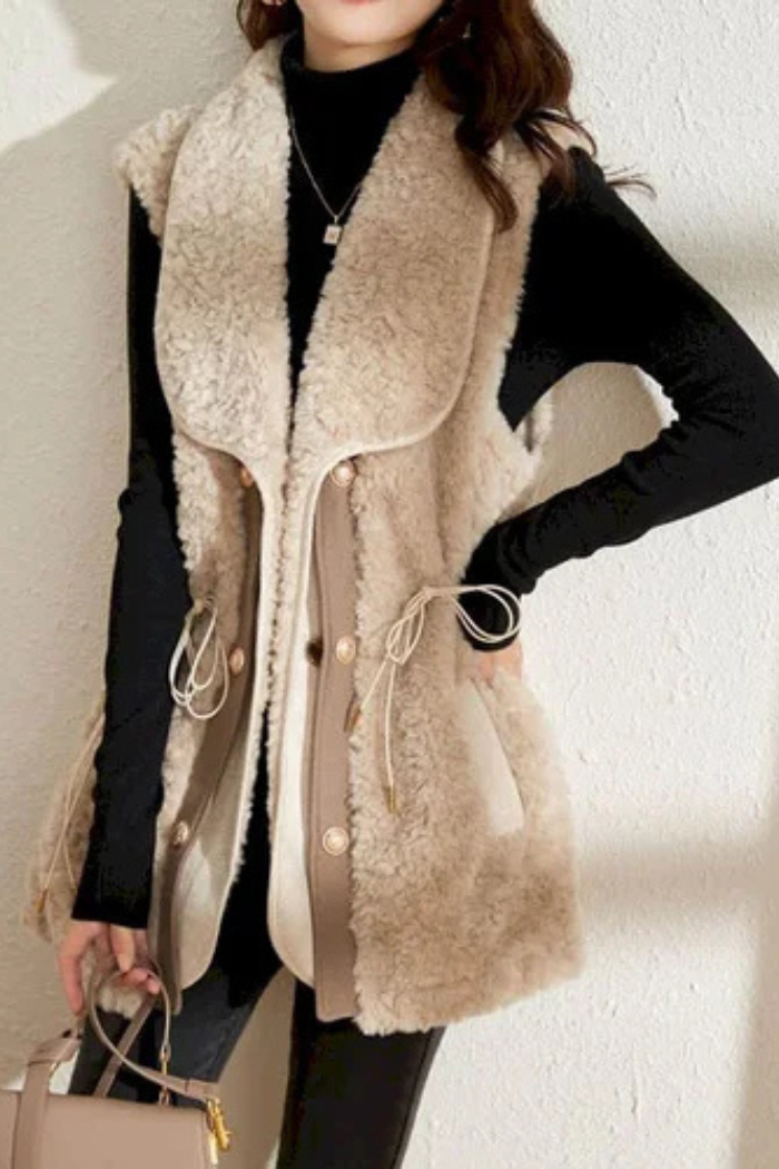 Wool Vest Tailored Fit for Women | Noelle