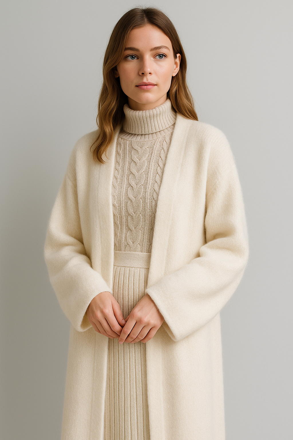 Oversized Long Drape Sweater Relaxed Fit for Women | Noelle
