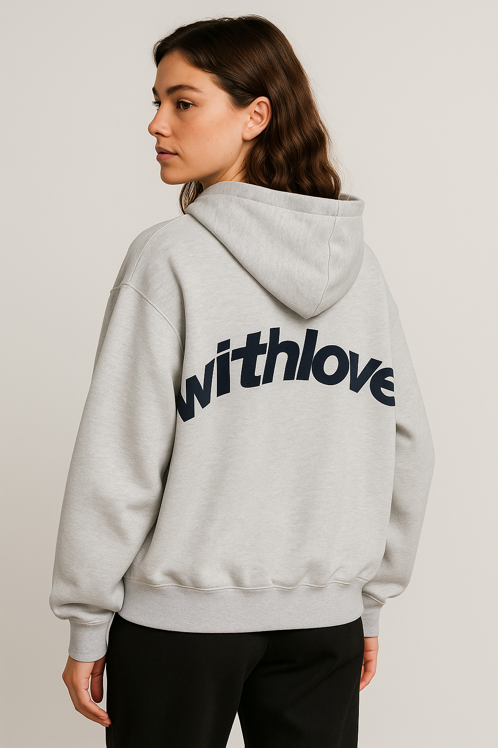 Noelle – Self-Love Statement Hoodie Grey