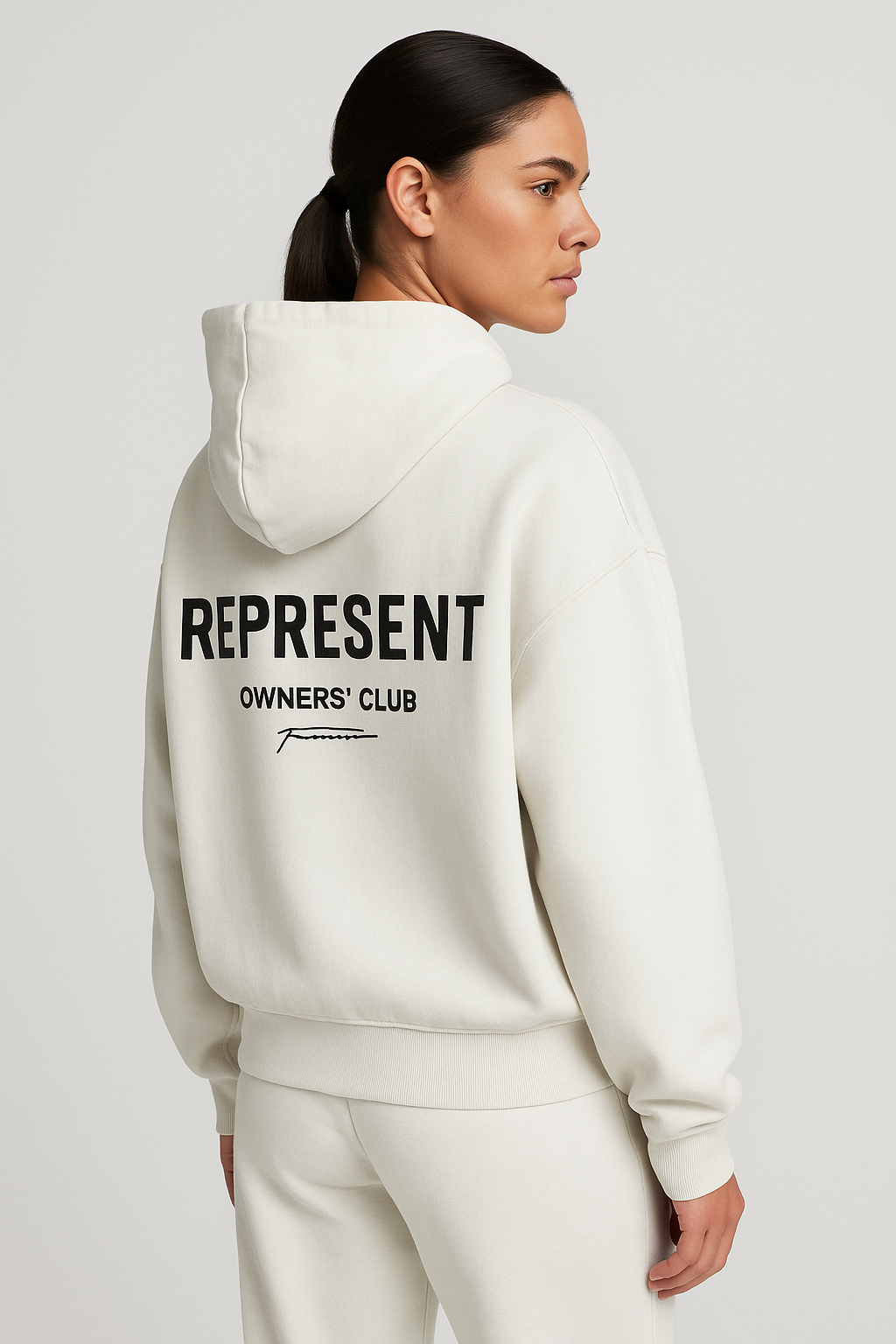 Novine – Oversized Streetwear Hoodie White
