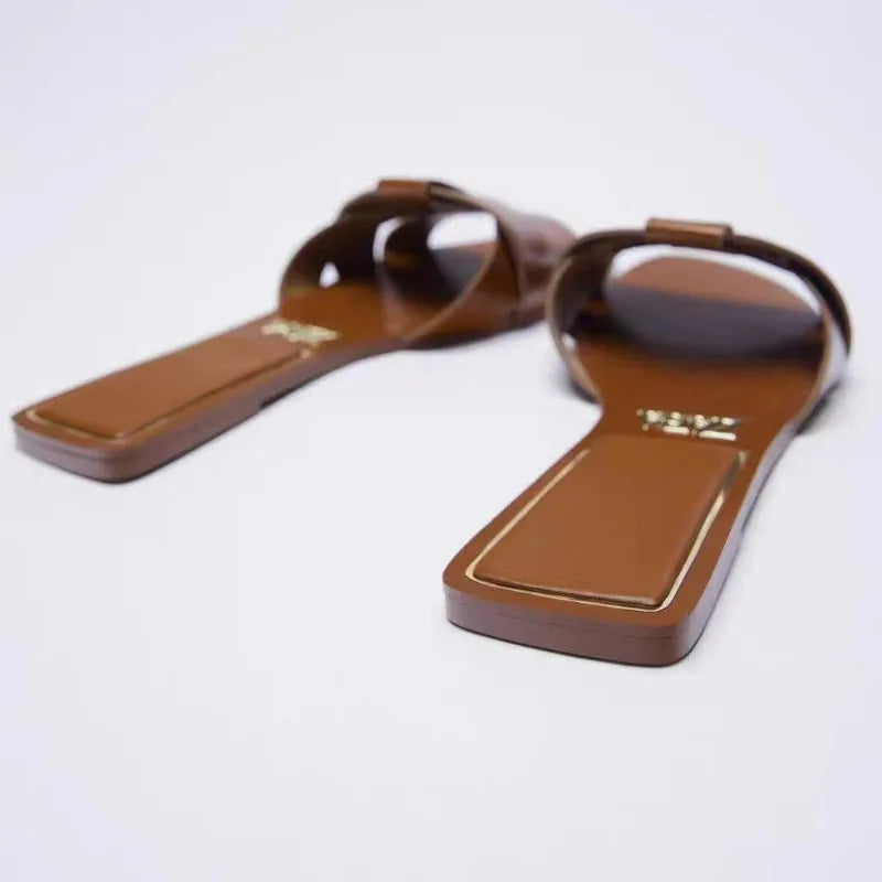 Open Toe Flat Sandals for Women | Angelina