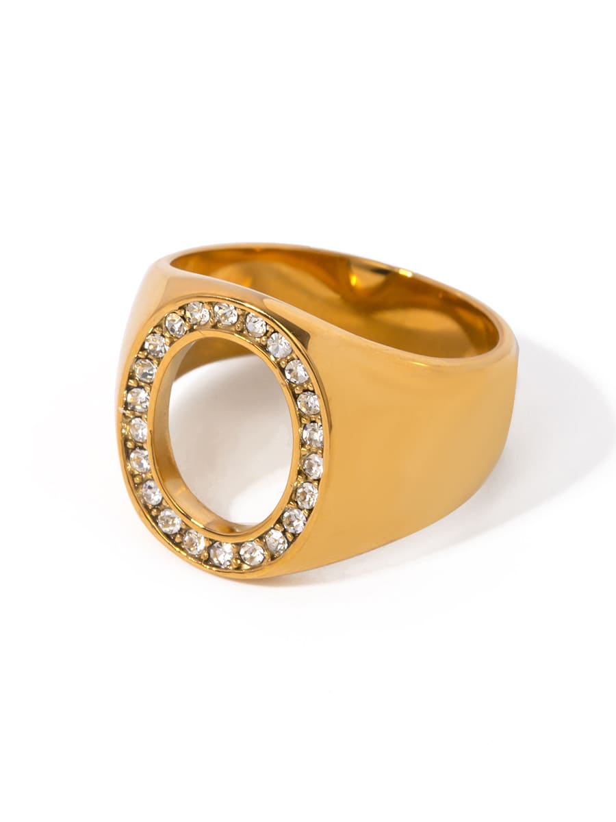 Open Circle Statement Ring for Women | Ivanna