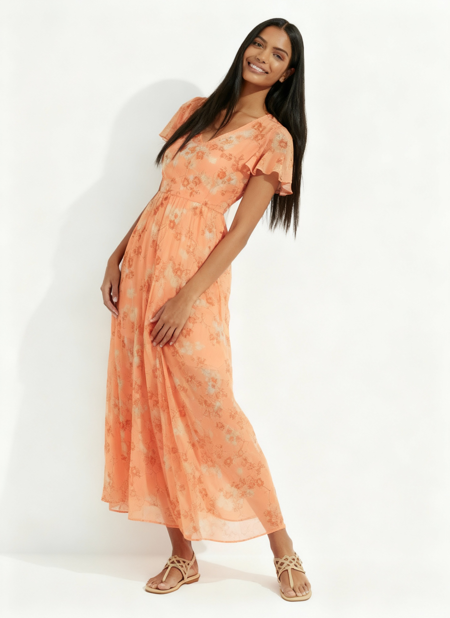 Midi Flower Dress for Women | Ophelia