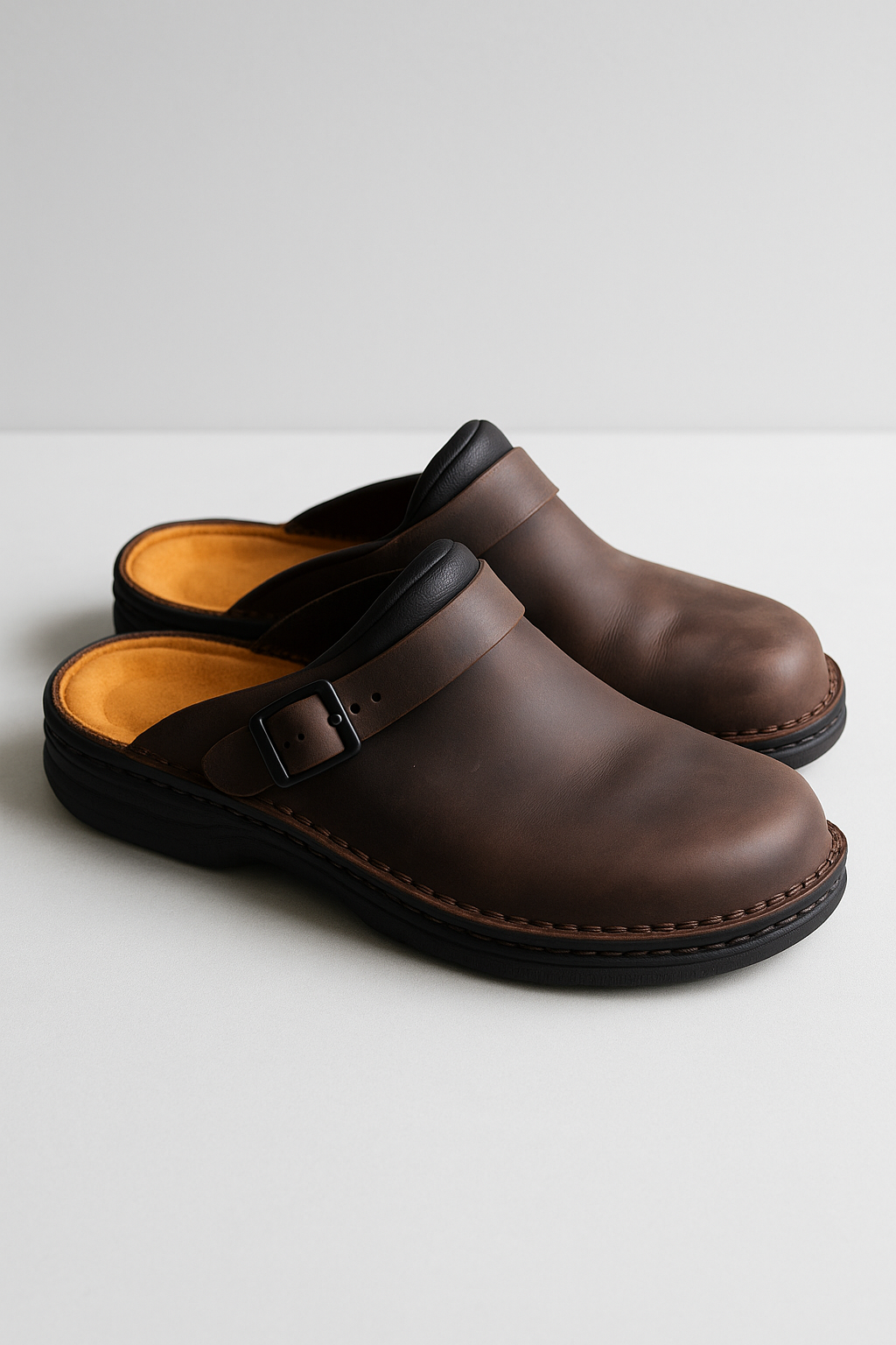 Comfort Clogs Stylish Design for Women | Orvian Dark Brown