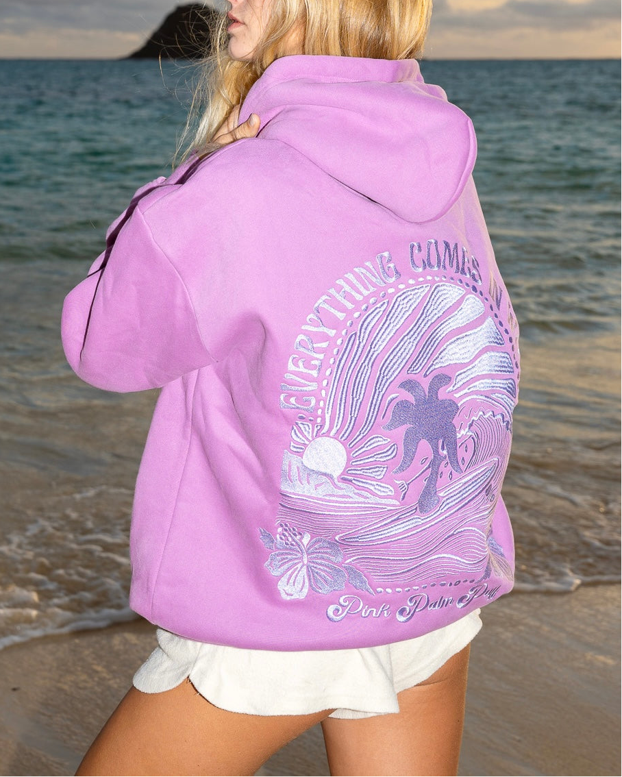 Oversized Waves Hoodie for Women | Palm