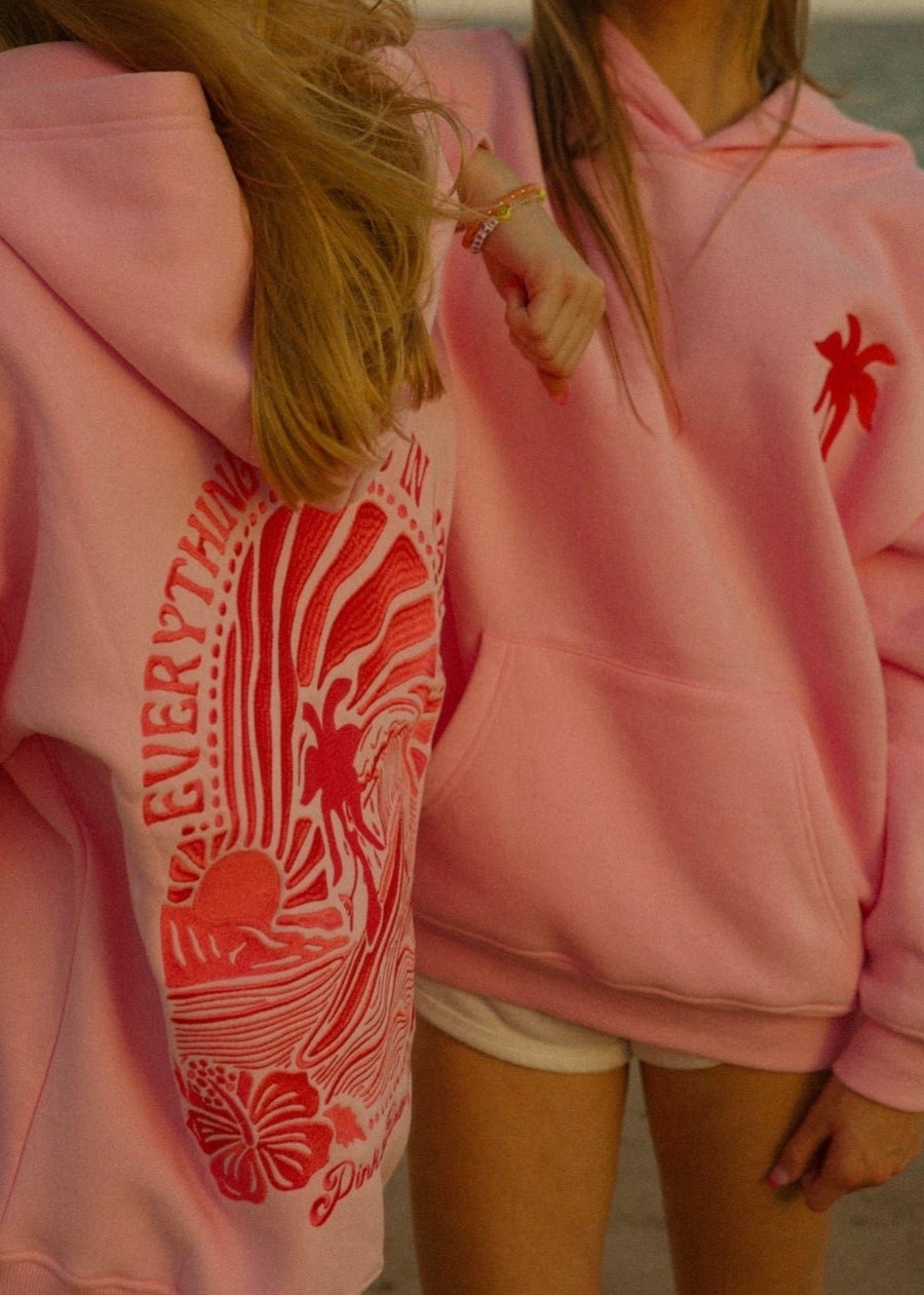 Oversized Waves Hoodie for Women | Palm
