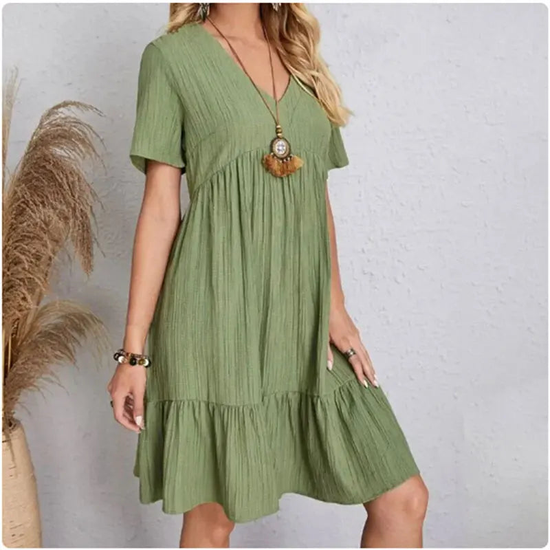 Linen Summer Dress For Women | Lirena