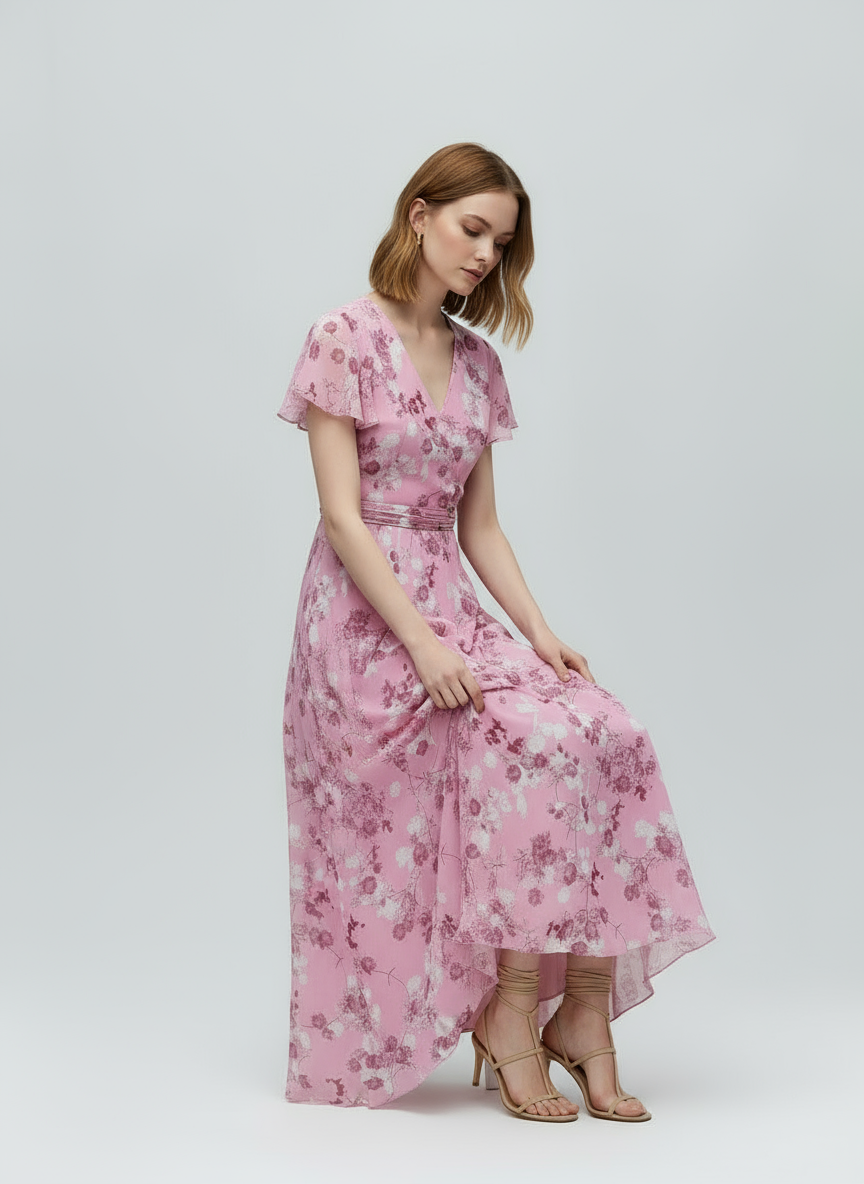 Midi Flower Dress for Women | Ophelia