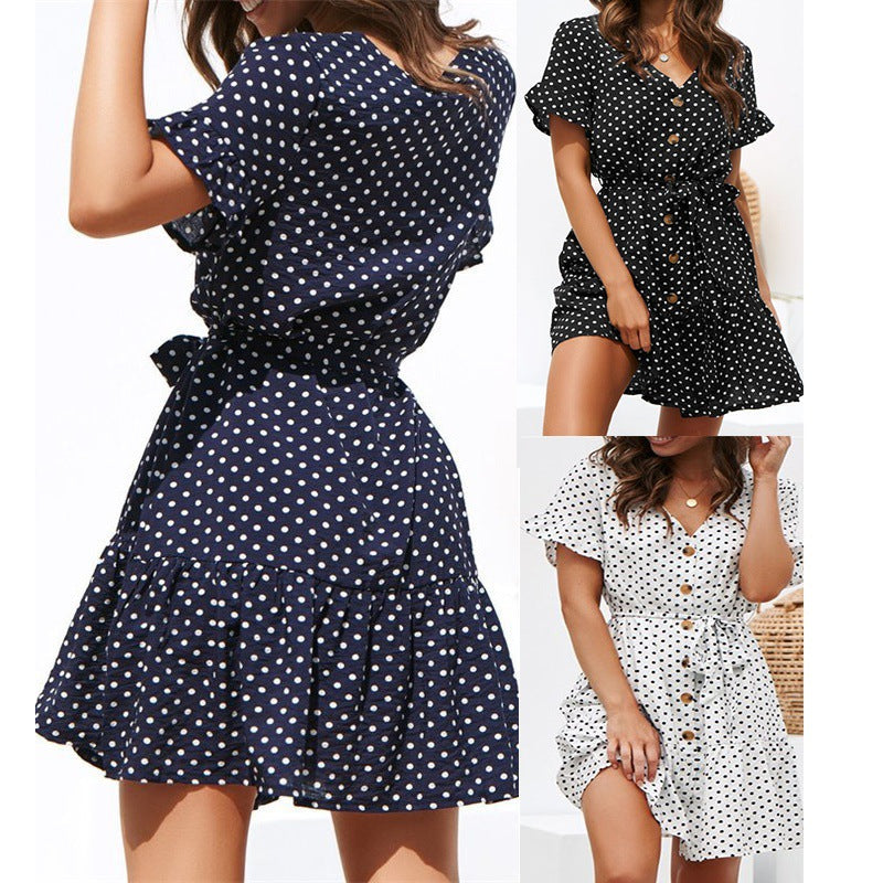 Polka Dot Relaxed Fit Dress for Women | Marista