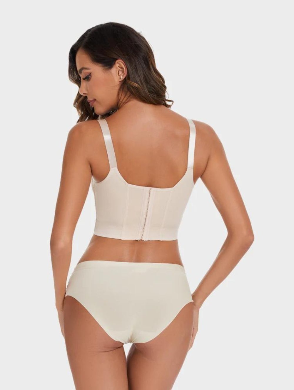 Push-Up Longline Bra with Underwire Support for Women | Sofia