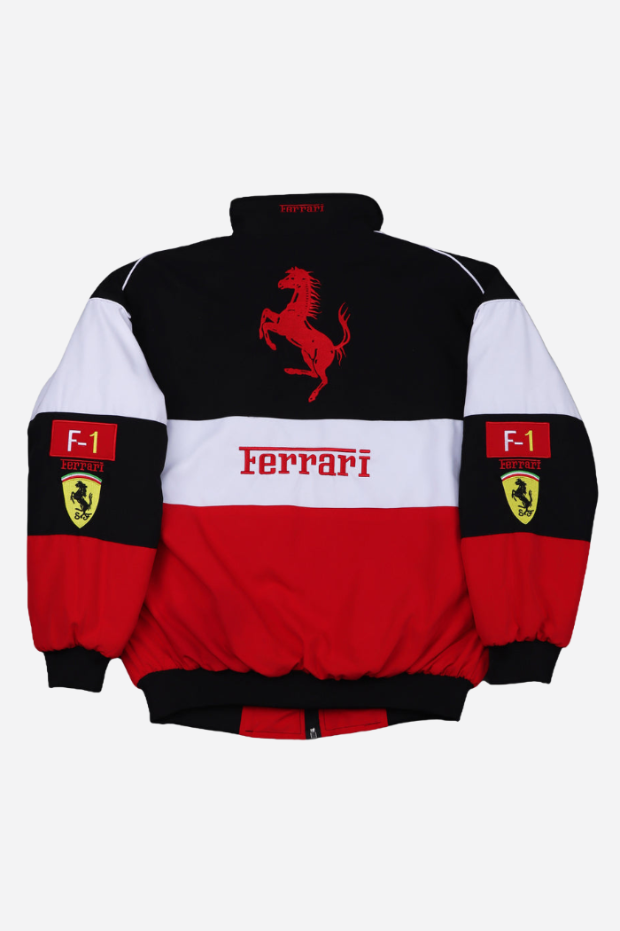 F1 Racing Jacket Retro Style Zip Up | Rivana
