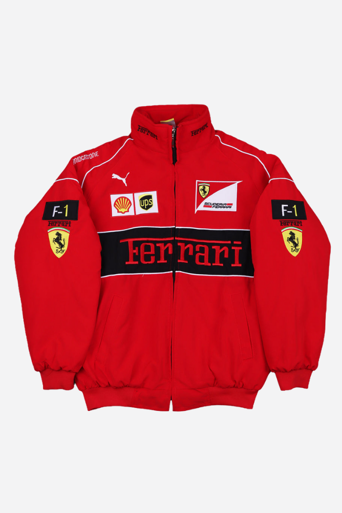 F1 Racing Jacket Retro Style Zip Up | Rivana