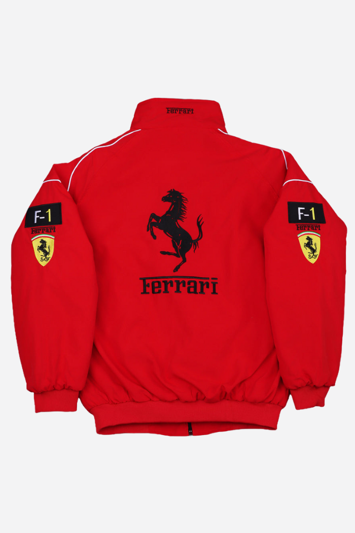 F1 Racing Jacket Retro Style Zip Up | Rivana